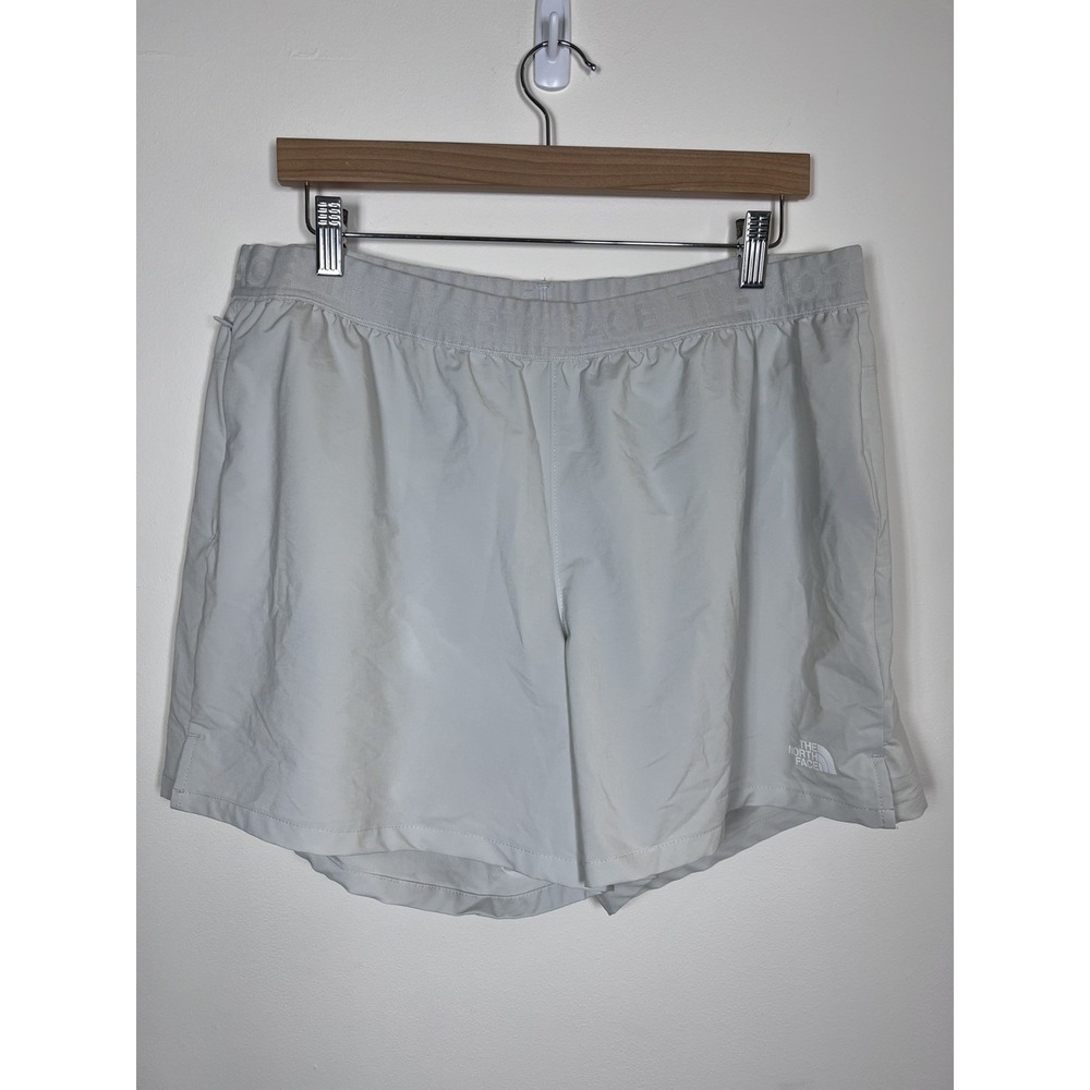 The North Face Women's Gray FlashDry Running Athletic Shorts XL Lined